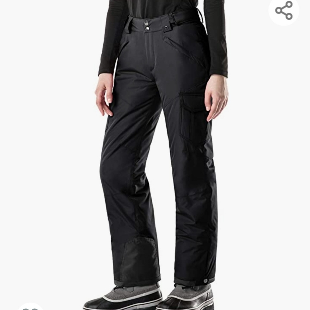 NWT Women's black snow pants size small
